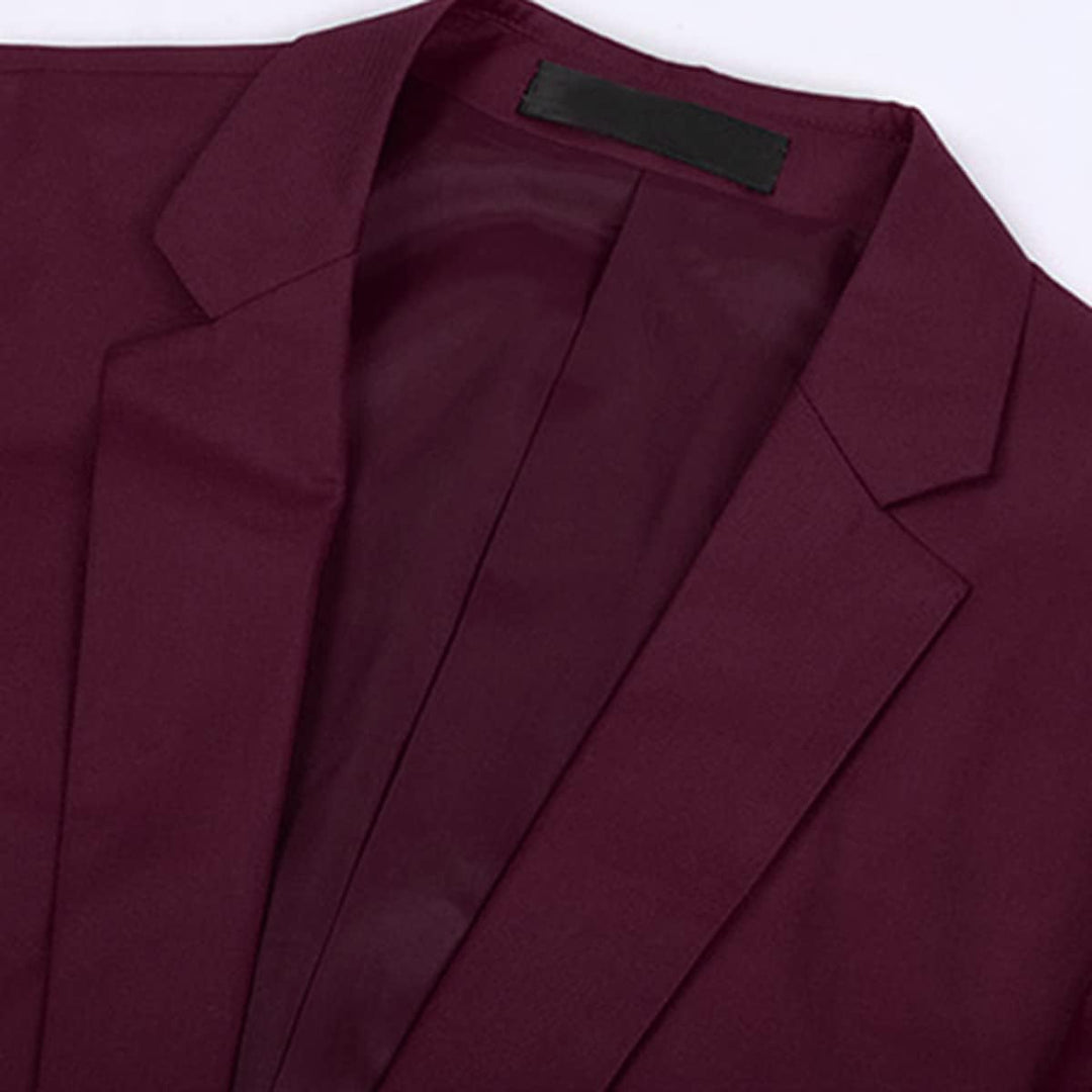 Allthemen Sakko Herren Slim Fit Sportlich Anzugjacke Herren Blazer für Business Hochzeit Freizeit S