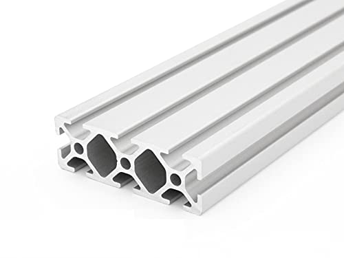 Aluminiumprofil 20x60L I-Typ Nut 5 (leicht), silber eloxiert. Aluminium Profil 20x60 Alu Profil 20 x
