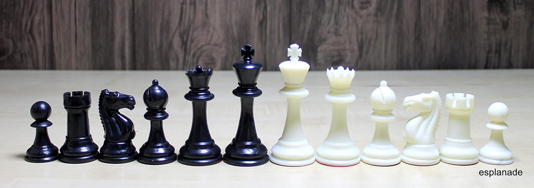 StonKraft 17 '' x 17 '' Turnier Schach Vinyl Rollup Schachspiel mit festen Plastikstücken (mit extra