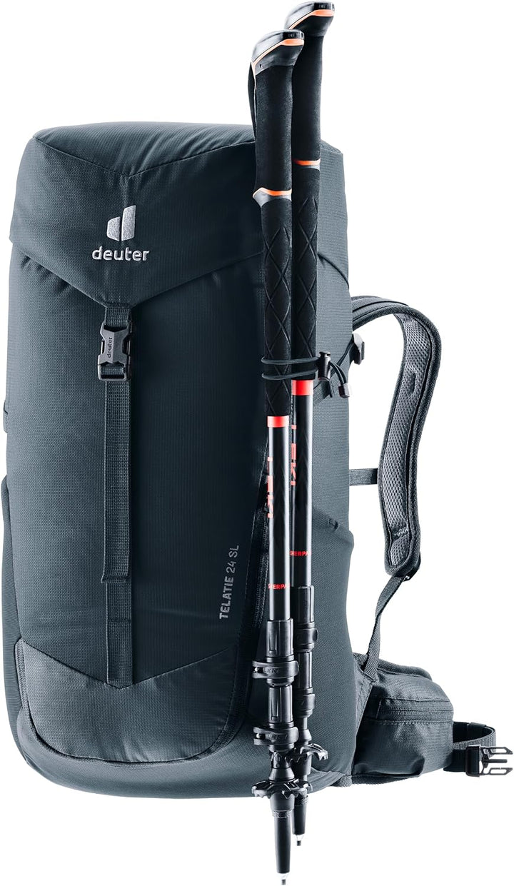 deuter Telatie 24 SL atmungsaktiver Damen Wanderrucksack Schwarz, Schwarz