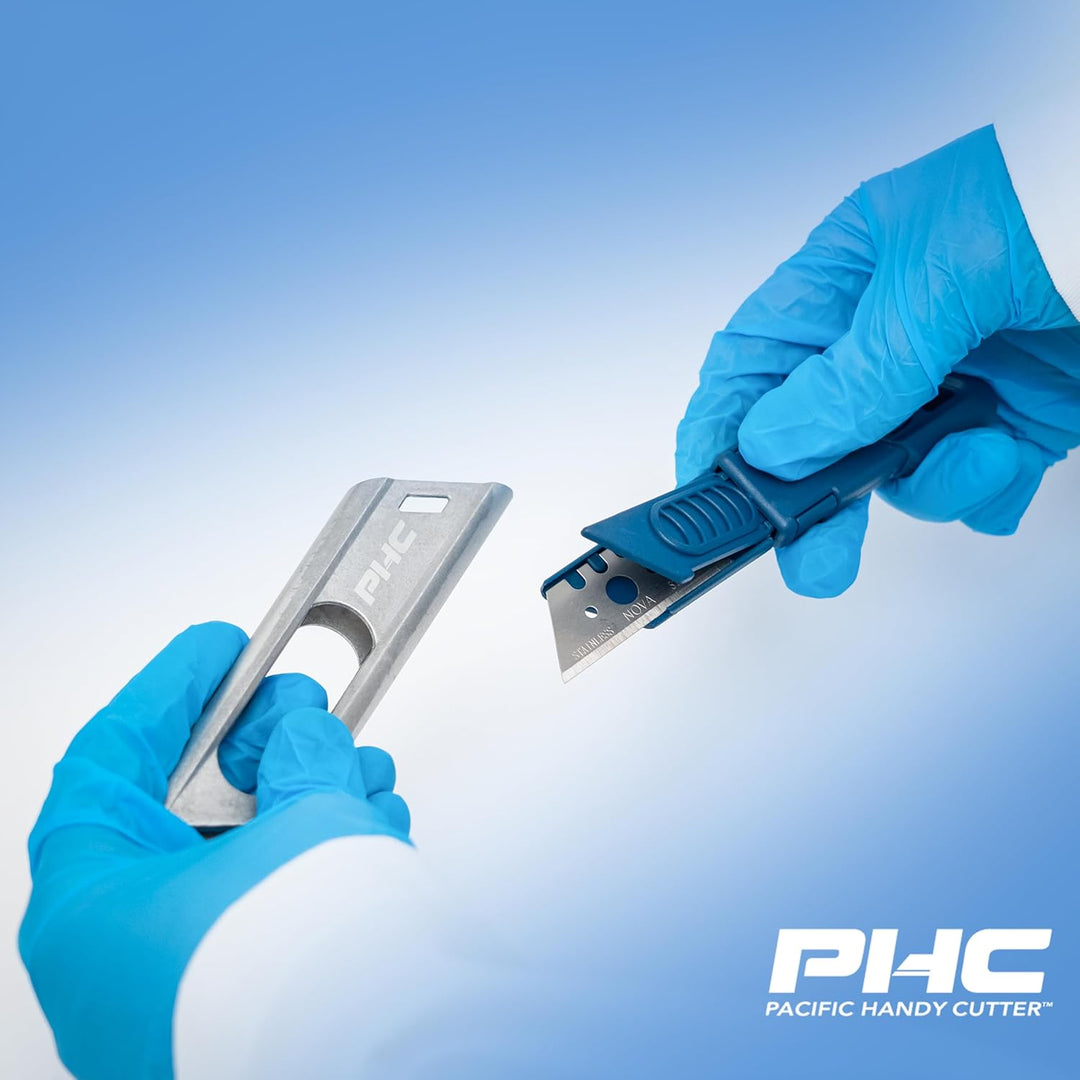 PHC Auto-Retract Metti™ MD Sicherheitsmesser • Automatischer Klingenrückzug • Metall detektierbares