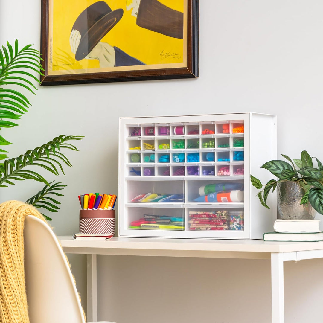 IRIS USA Craft Schrankaufbewahrung, Schrauben-Organizer, Hardware-Aufbewahrungs-Organizer, Schrank m