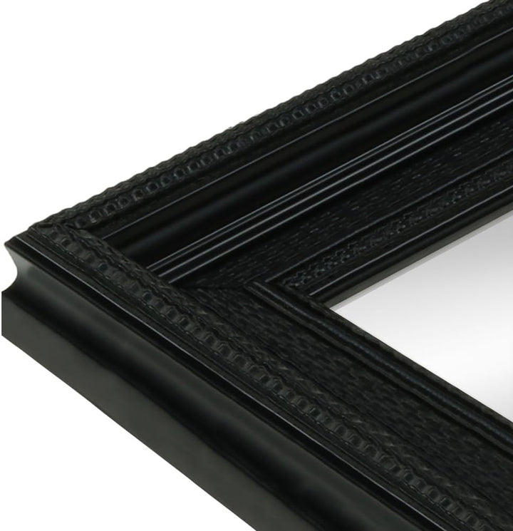 WANDStyle Spiegel Barock und Antik Stil I Aussenmass ca. 41x41 cm I Farbe Schwarz I schwarzer Wandsp