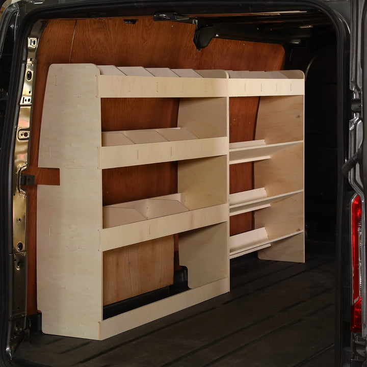 Vanify - Kompatibel mit Ford Transit Custom L2 2012+ Fahrzeugeinrichtung Fahrzeugregale, Werkzeugkas