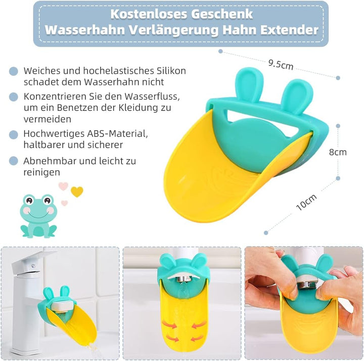 Onasti Tritthocker für Kinder, Dreistufiger Höhenverstellbar Tritt-Schemel Kinderschemel für Baby, B