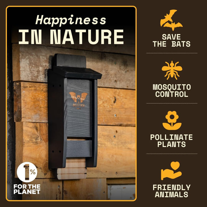 Bat House for Outdoors - Der Komplette Fledermauskasten für den Aussenbereich - Säubere deinen Garte