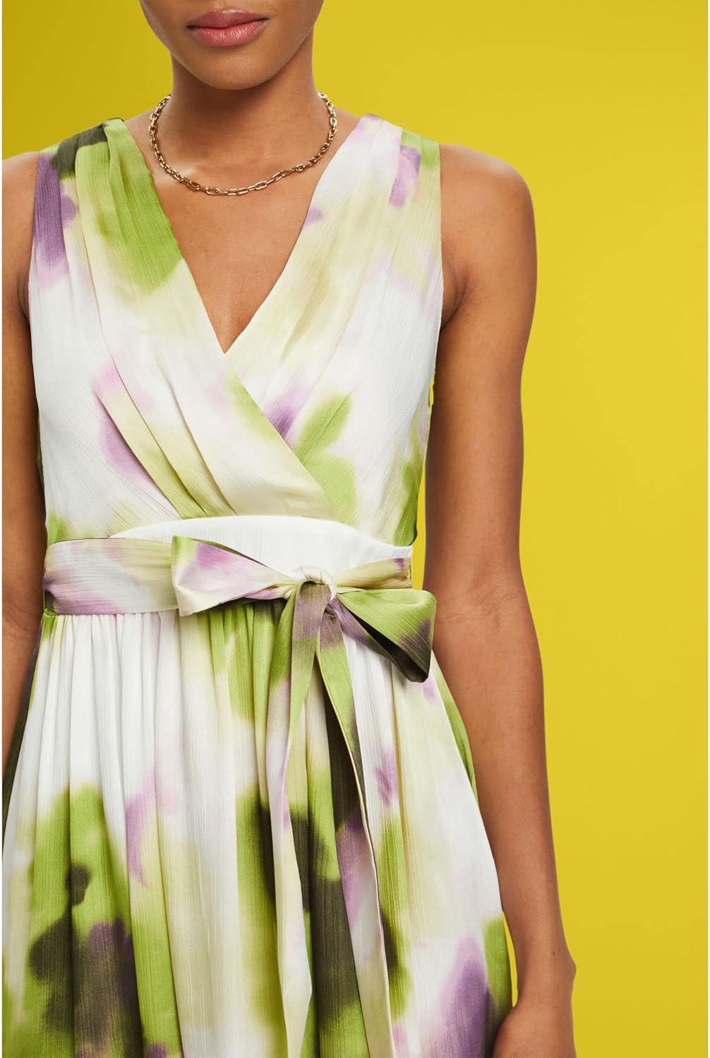 Esprit Damen 023eo1e340 Kleid 34 318/Leaf Green 4, 34 318/Leaf Green 4