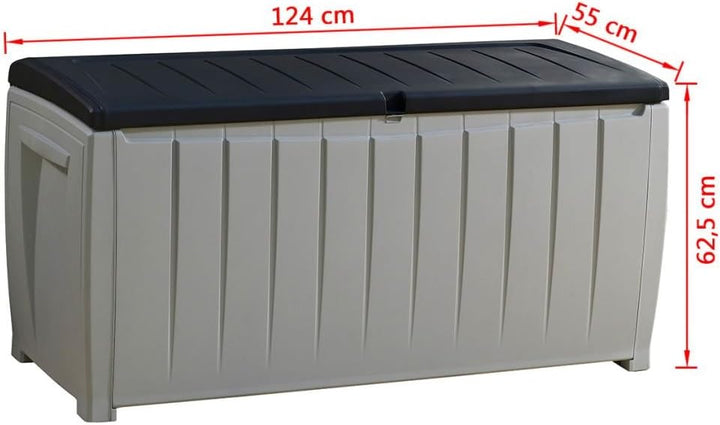 Keter Aufbewahrungsbox Gartenbox Auflagenbox Truhe Kissenbox Novel 17198681