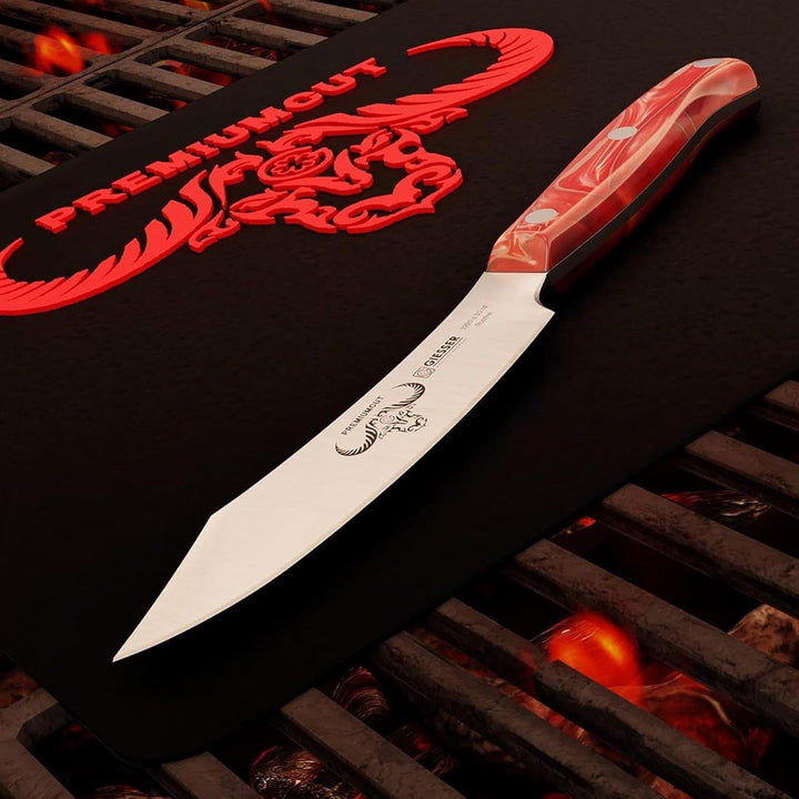 GIESSER seit 1776 - Made in Germany - Spickmesser 10 cm Red Diamond, PremiumCut Office No 1, Officem