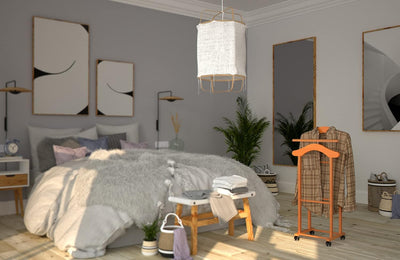 Arredamenti Italia Herrendiener für Schlafzimmer TRENDY, Holz - Farbe: Kirsche holz Ar-It il cuore d