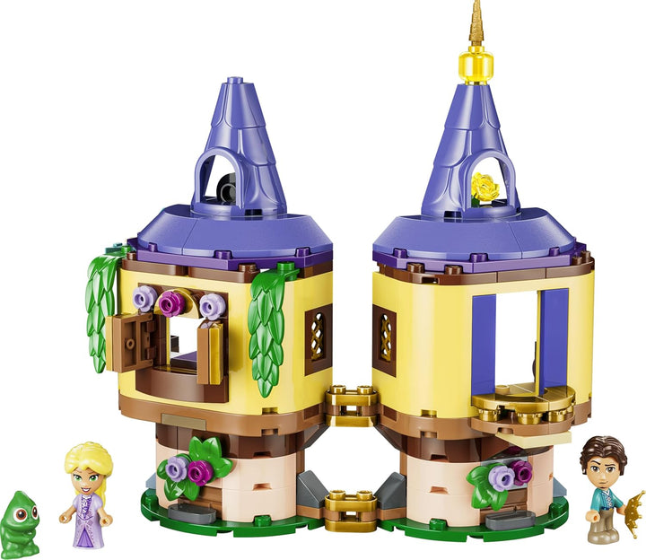 LEGO ǀ Disney Princess Rapunzels Mini-Turm - Rapunzel - Neu verföhnt -Set mit 2 Mini Puppen, Pascal-