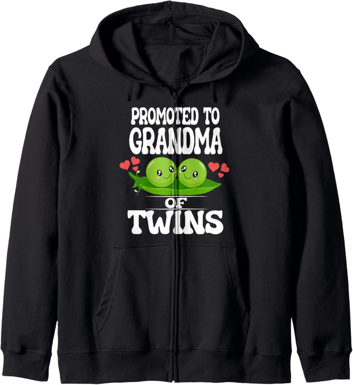 Promoted To Grandma Of Twins Kapuzenjacke