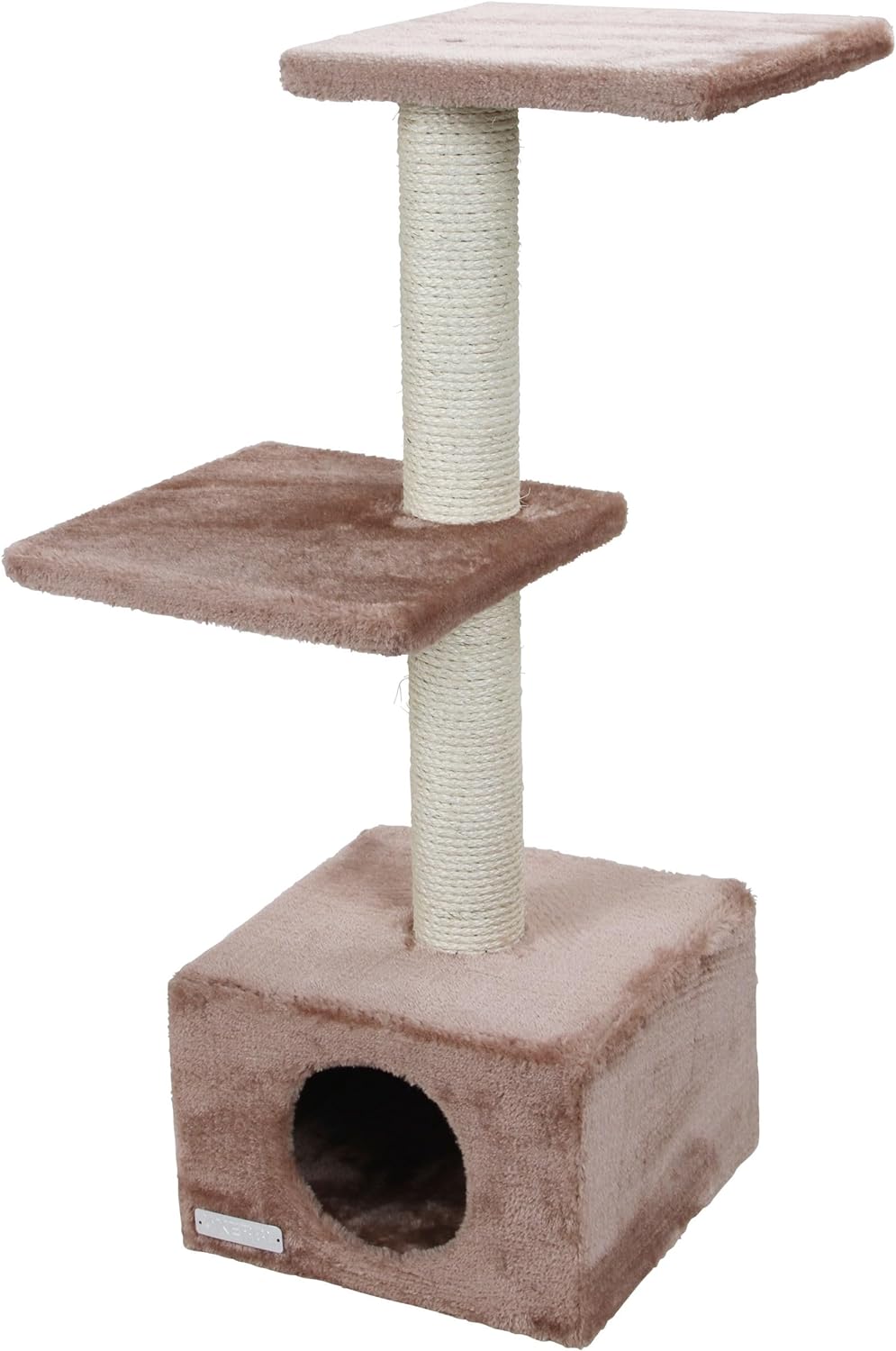 Kerbl Pet Kratzbaum Venus Sweet, beige/grau, 30x30x85cm