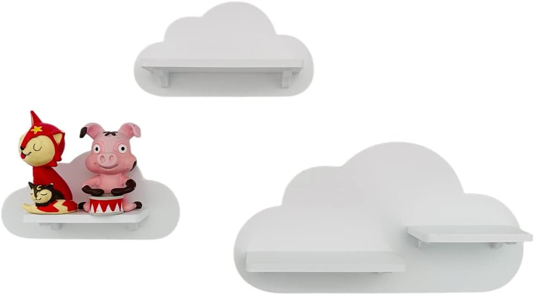 3er Wolken-Set Weiss passend/Kompatibel für Toniefiguren - Figuren halten auch Kopfüber