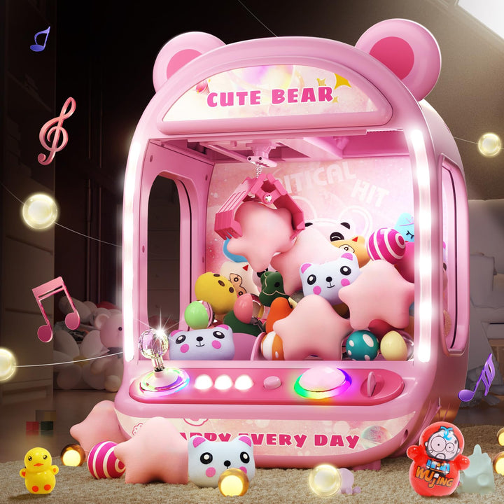 Skirfy Greifspielzeug für Kinder, geeignet für Mädchen ab 6 Jahren,Greifautomat Candy Grabber SüssIg