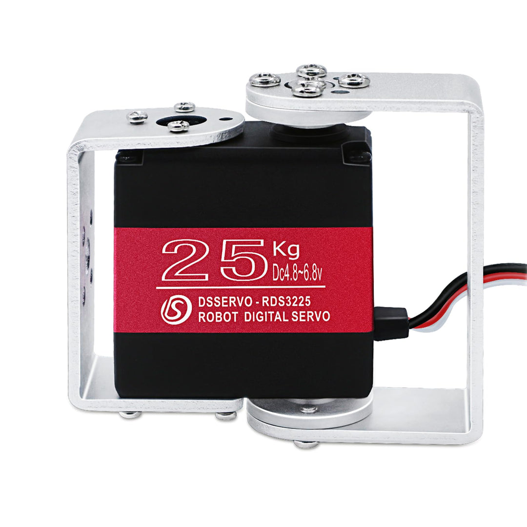 ANNIMOS 25KG Roboter Servomotor mit hohem Drehmoment Vollmetallgetriebe Digital Lenkung Servos mit M