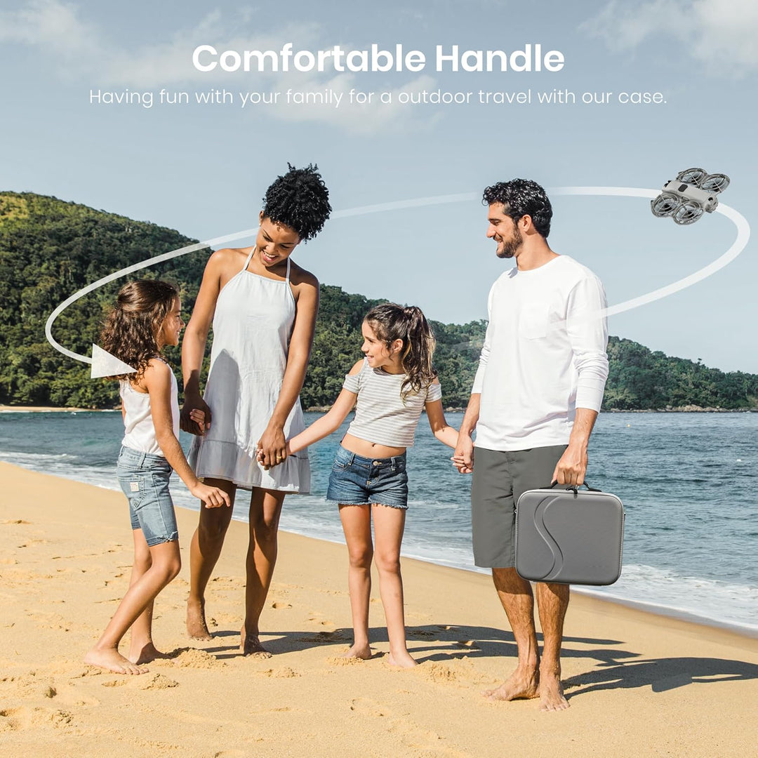 STARTRC Neo 2 Tasche,Tragbar PU Case für DJI Neo 2 Fly More Combo Zubehör, Tragetasche für DJI Neo 2