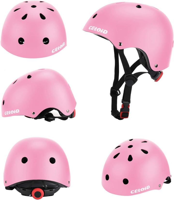 CELOID Kinder Fahrradhelm, Kleinkind Skateboard Helme für Alter 3-5-8-10-16 Jahre Jungen Mädchen, ve