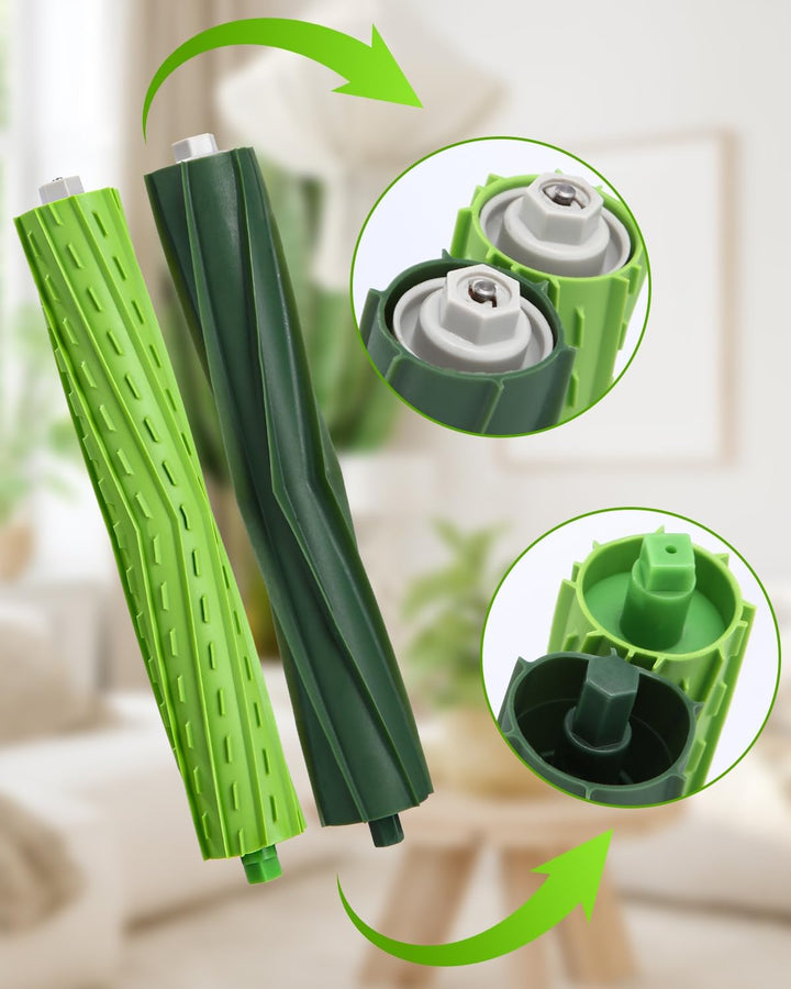 SOBEAU Zubehörset für iRobot Roomba i7 i7+ i3 i3+ i4 i4+ j7 j7+ i8 i8+ E5 E6 Staubsauger, Bürsten Er