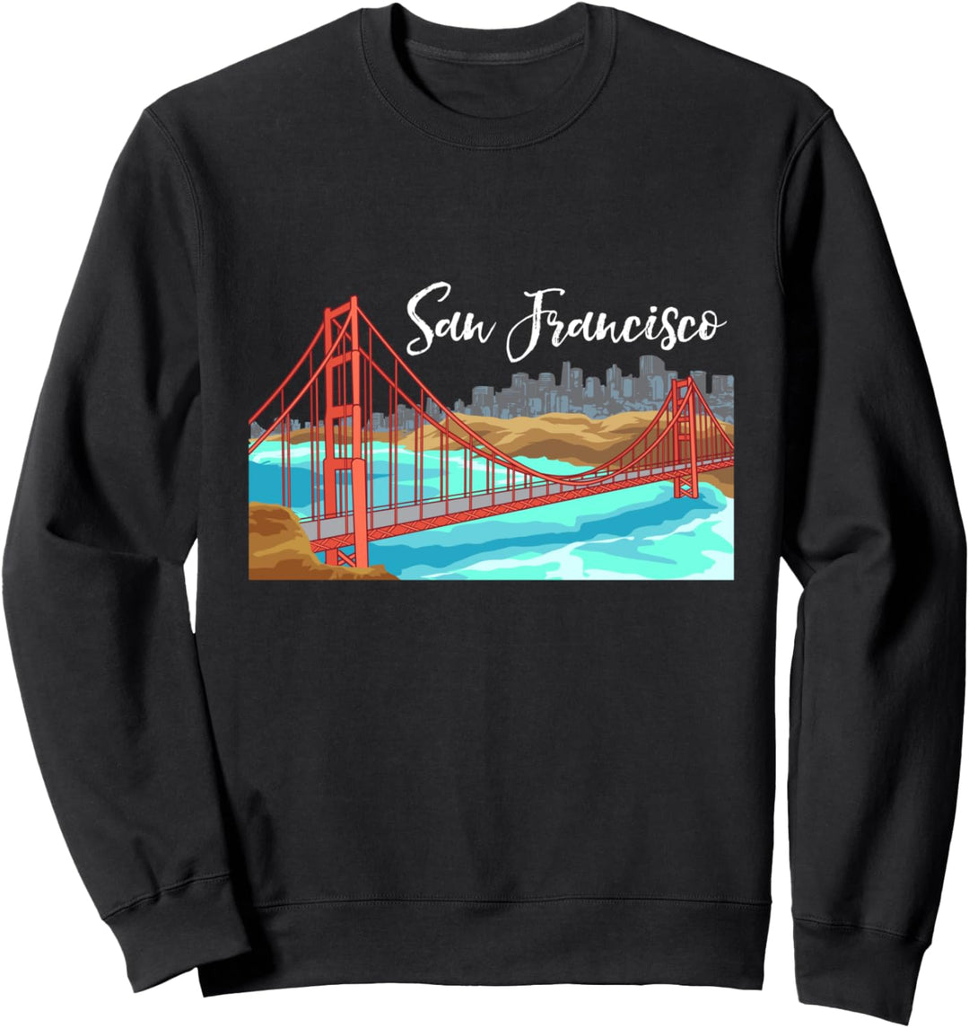 Tourist - Golden Gate Bridge - San Francisco Sweatshirt