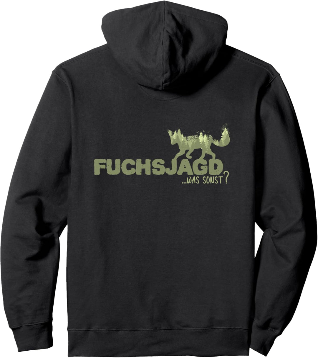 Fuchsjagd mit Fuchsfigur Kapuzenjacke Pullover Hoodie