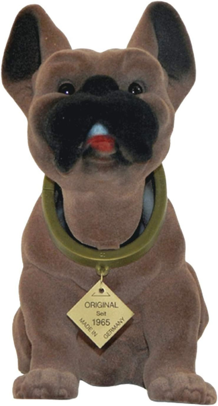 RAKSO Wackel Figur Hund Boxer Wackelfigur H 20 cm gross Dekofigur mit Wackelkopf