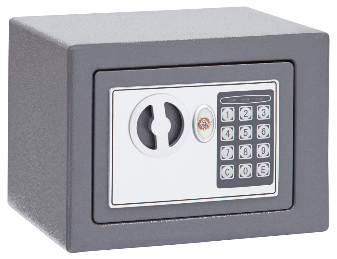 Domus HE/0 Tragbarer elektronischer Tresor, Dunkelgrau