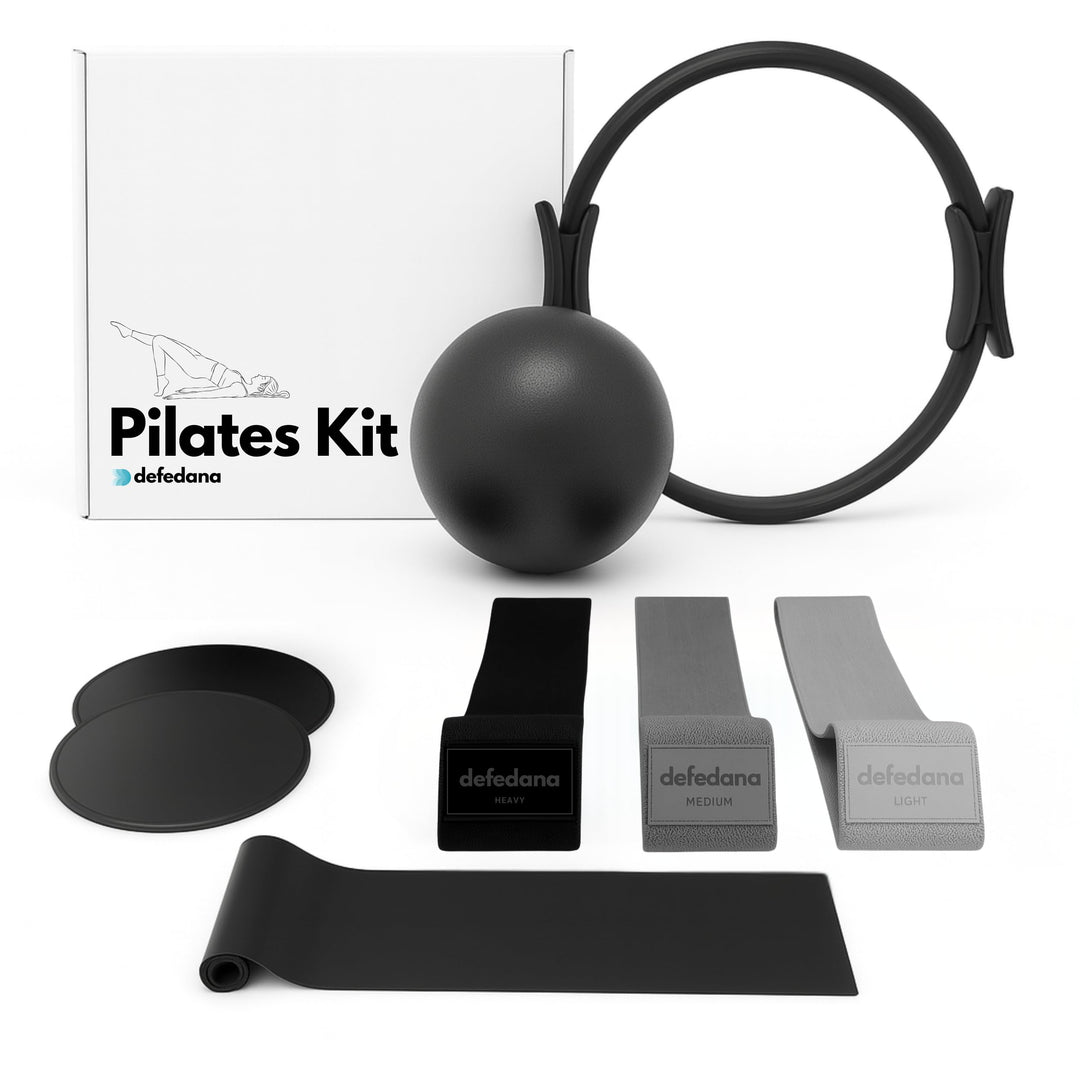 Pilates Set, Pilates Ball, Gymnastikband, Theraband, Terrabänder, Widerstandsbänder, Fitnessbänder -