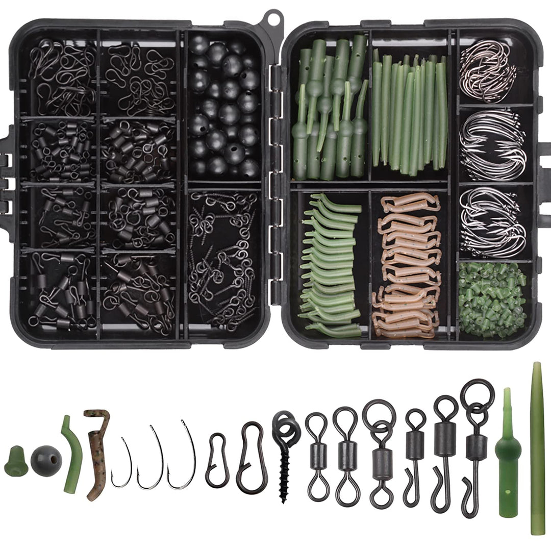 Karpfen Angeln Angelset Karpfen Haar Rigs Making Kit Inklusive Karpfen Schnellwechselwirbel Haken An