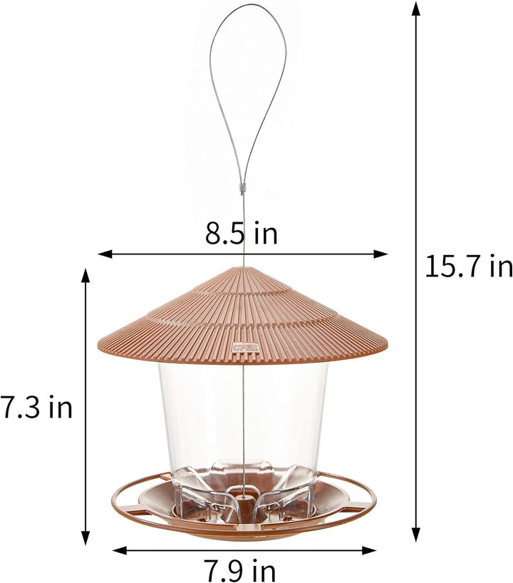 Hanizi Vogelfutterspender für den Aussenbereich, Futterspender für Vögel, Wildvogelfutterspender für