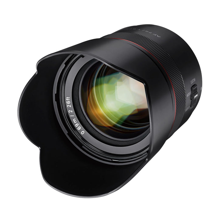 Samyang AF 75mm F1.8 FE (Tiny but Absolute) – Porträt Objektiv Autofokus Vollformat und APS-C Festbr