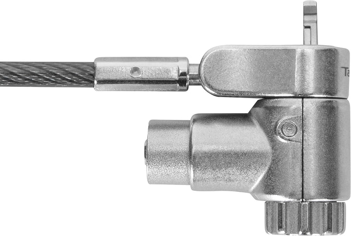 Targus ASP95GL DEFCON Ultimate Universal-Kabelschloss mit Schlüssel und anpassbarem Schlosskopf