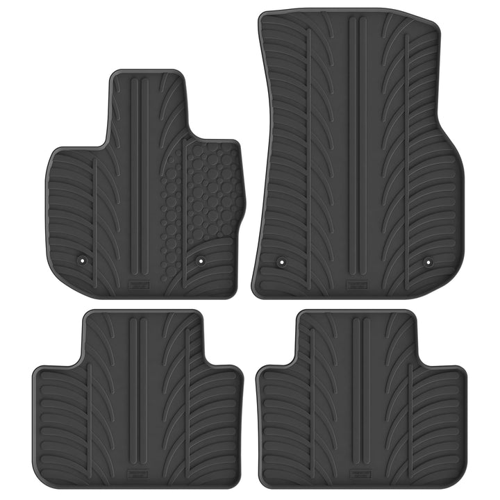 Gledring Satz Gummimatten kompatibel mit BMW X3 (G01) 11/2017- & iX3 (G08) 2020- (T Profil 4-teilig