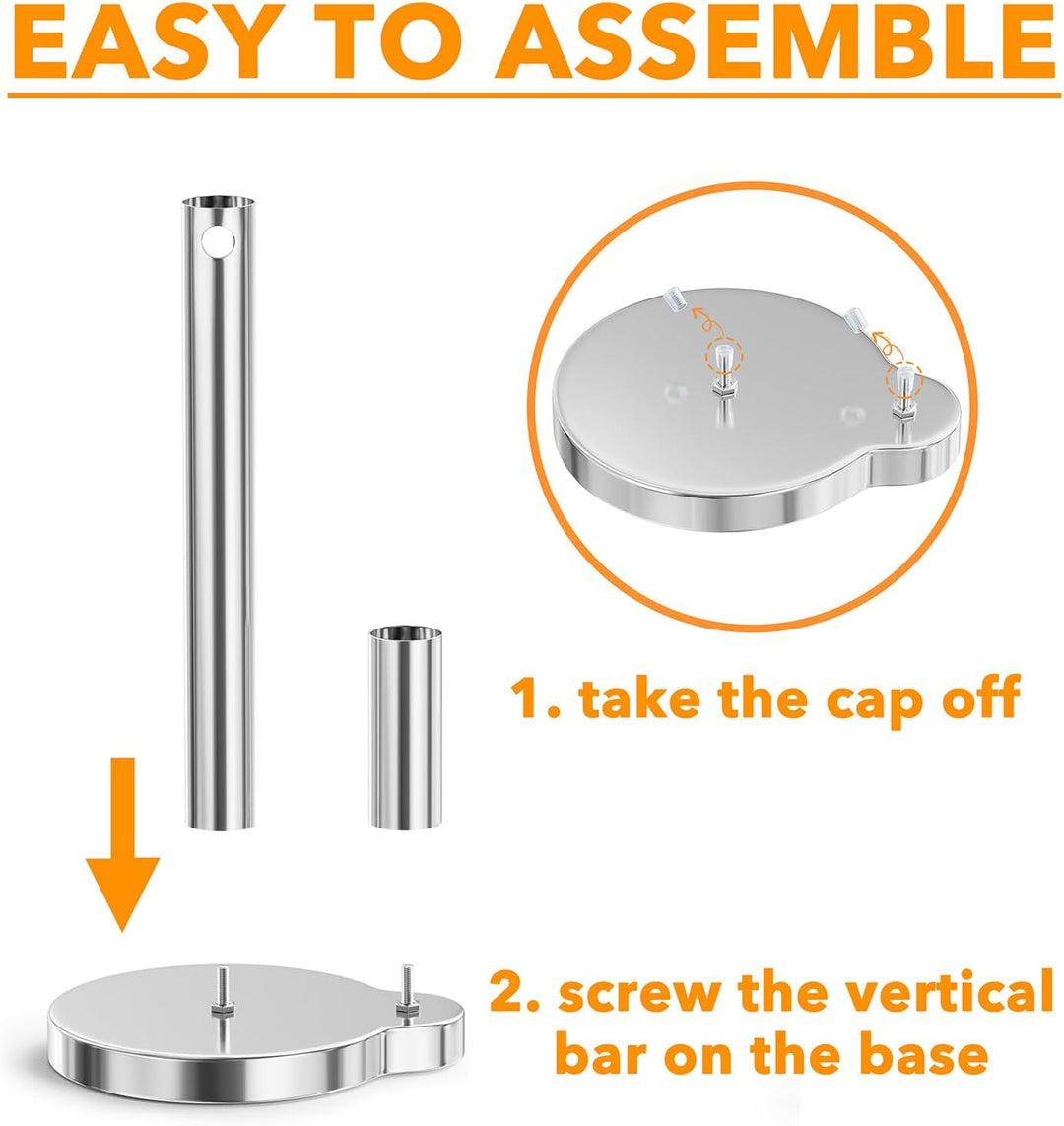 SpaceAid SprayNeat Papierhandtuchhalter mit Sprühflasche, Arbeitsplatte Papierhandtücher Spender Stä