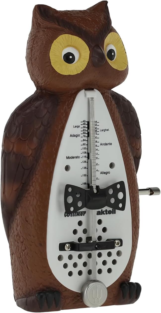 Wittner Metronom 839031 Kunststoffgehäuse ohne Glocke Taktell Eule, Eule