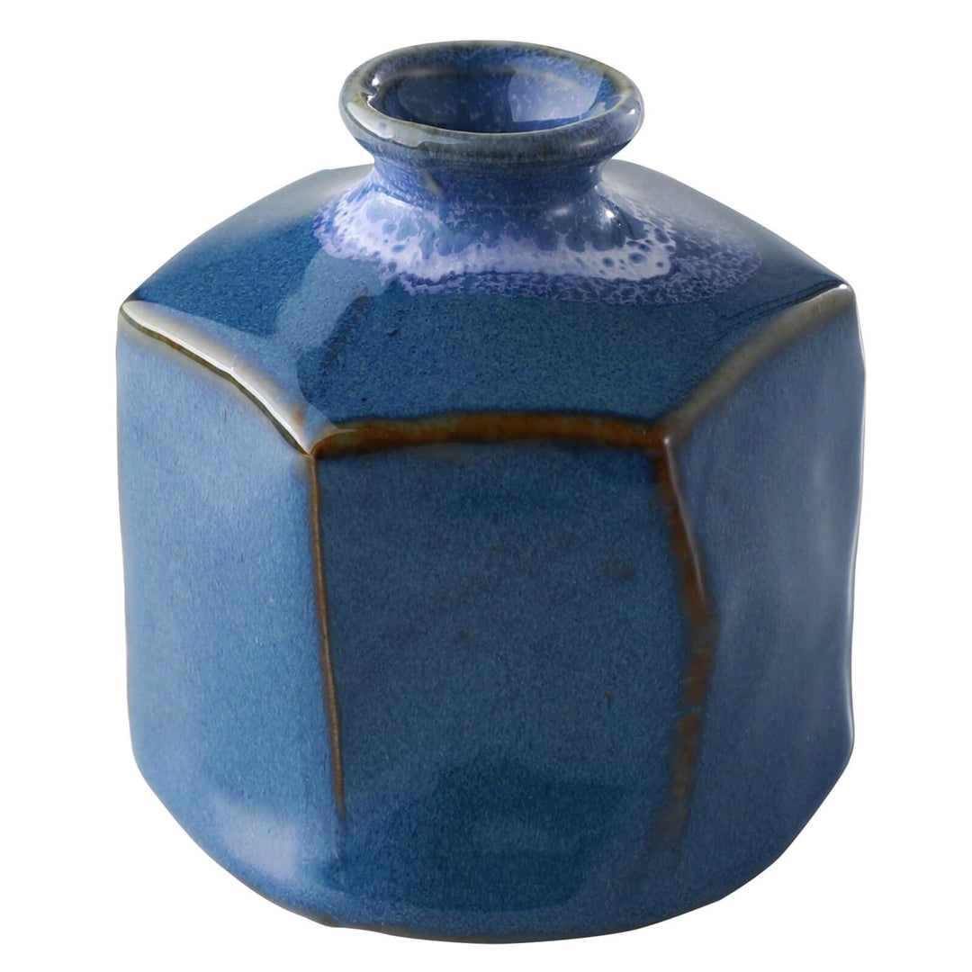 Wazakura Minoyaki Ikebana Keramik-Vase, Made in Japan, kleine handbemalte Blumenarrangement Vase, Tö