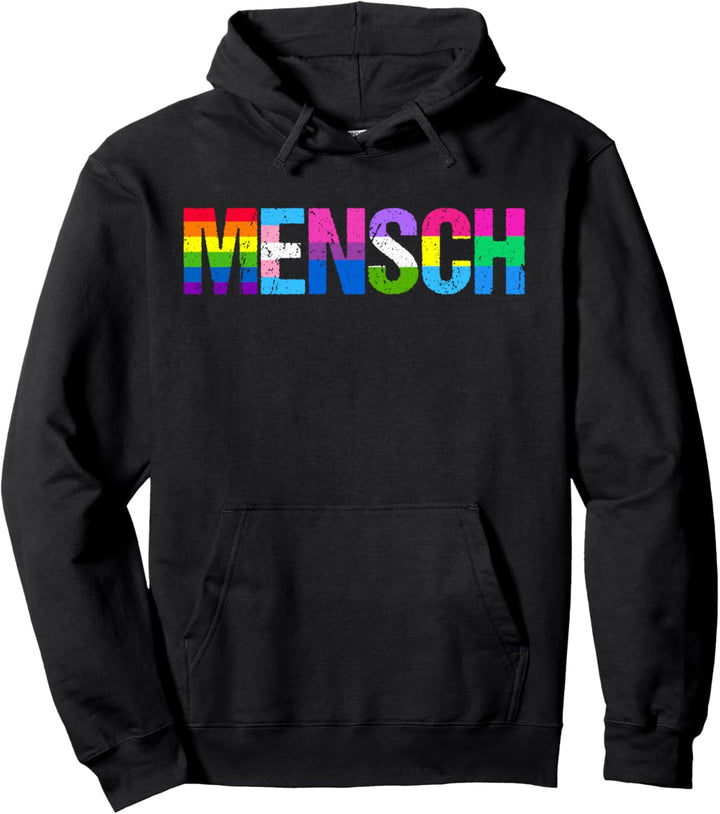 Mensch Human Pride Month LGBTQ+ LGBT Pullover Hoodie