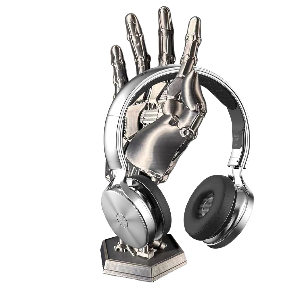 FOGARI Kopfhörer und Controller Halter,Cyberpunk Kopfhörerständer,Gaming Headset Halterung Tisch für