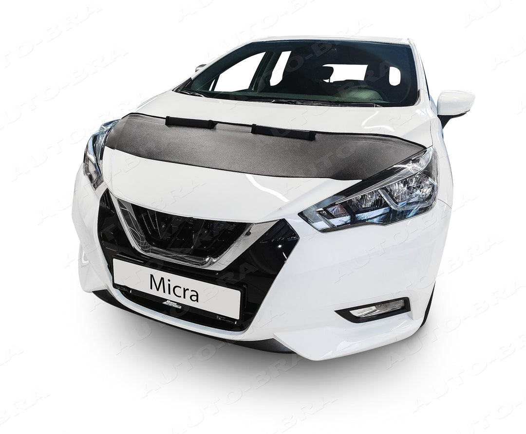 Auto-Bra AB3-00461 kompatibel mit Nissan Micra Bj. ab 2017 Haubenbra Steinschlagschutz Tuning Bonnet