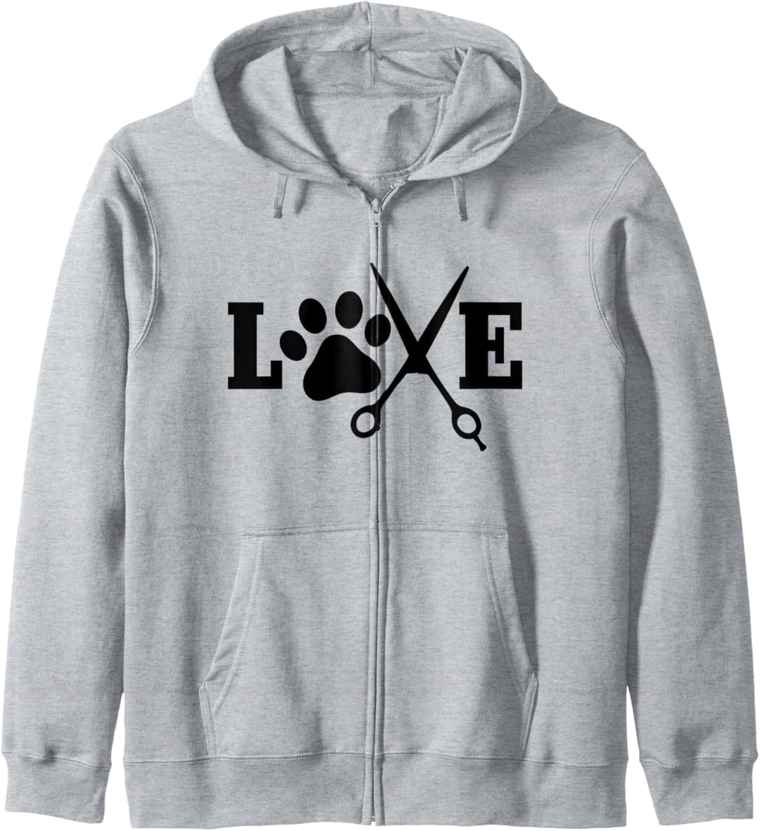 Hundefriseur LOVE Hund Friseur Kapuzenjacke