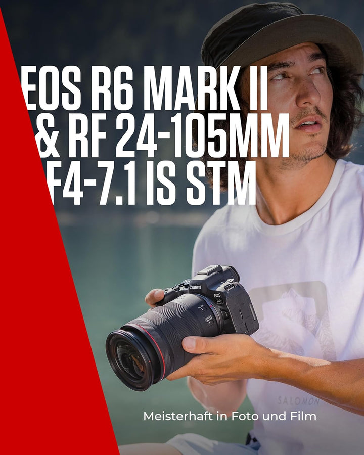 Canon EOS R6 Mark II Body + Objektiv RF 24-105mm f/4-7.1 IS STM