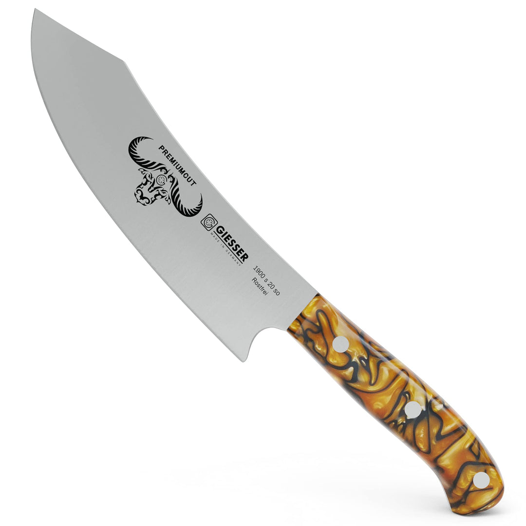 GIESSER seit 1776 - Made in Germany - Kochmesser 20 cm Spicy Orange, PremiumCut Chefs No 1, Küchenme