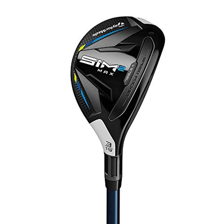 TaylorMade SIM 2 Max Rescue Herren, Links Graphit Steif 19 Grad