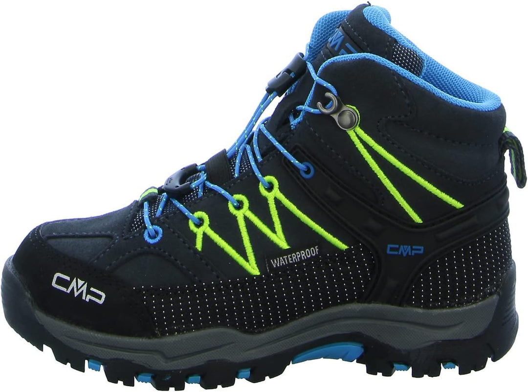 CMP Kids Rigel Mid Trekking Shoes Wp Wanderschuhe 32 EU Antracite Yellow Fluo, 32 EU Antracite Yello