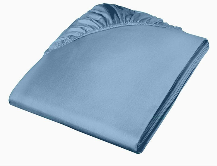 fleuresse Uni-Colours, Spannbettlaken mit Rundumgummi, Mako Satin, 100 Prozent Baumwolle, ideal für