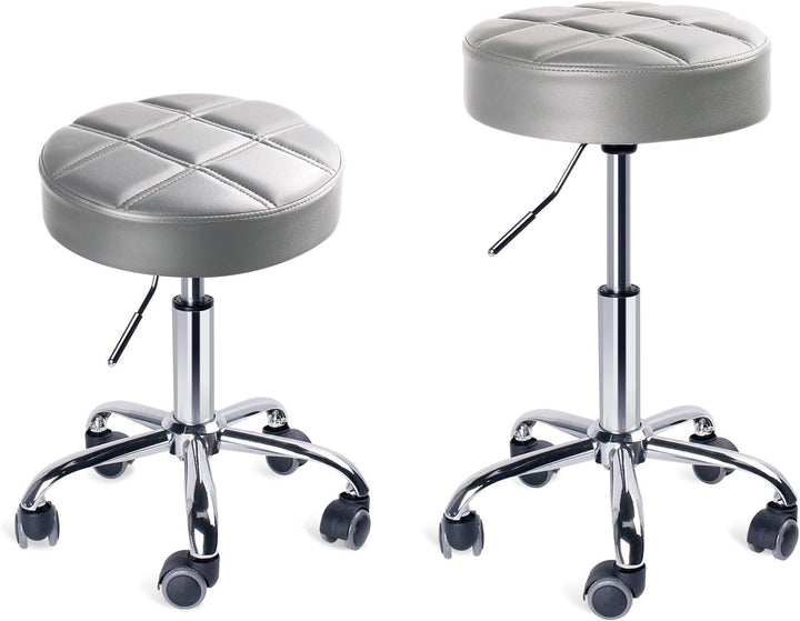 Leader Accessories Drehhocker höhenverstellbar Rollhocker Funktionaler Arbeitshocker Studiohocker im