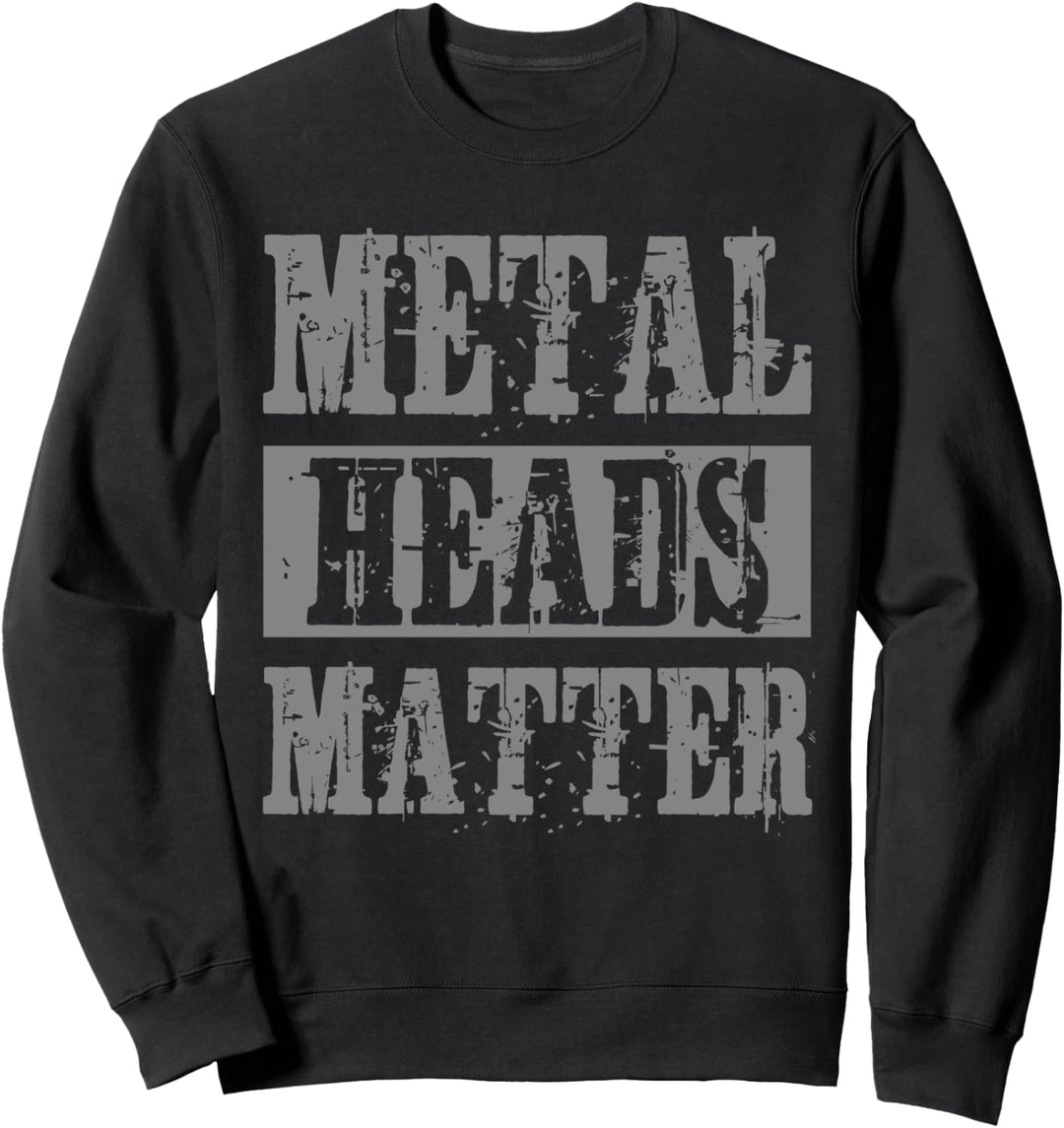 Metal Head Heavy Metal Black Death Metal Fan Geschenk Sweatshirt