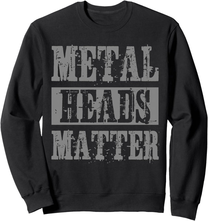 Metal Head Heavy Metal Black Death Metal Fan Geschenk Sweatshirt