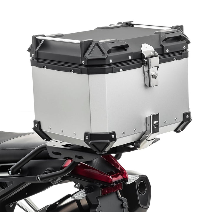 Alu Topcase für BMW R 1200 GS / Adventure Aluminium Bagtecs XB45 silber
