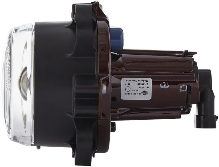 HELLA - Halogen/DE-Hauptscheinwerfer - 90mm Performance - 12V - rund - Einbau - glasklare Streuschei